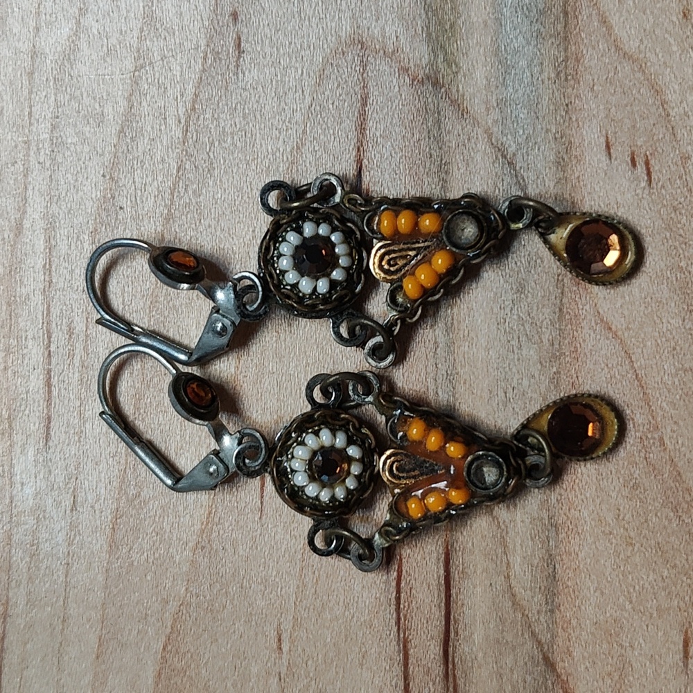Vtg Adaya drop earrings